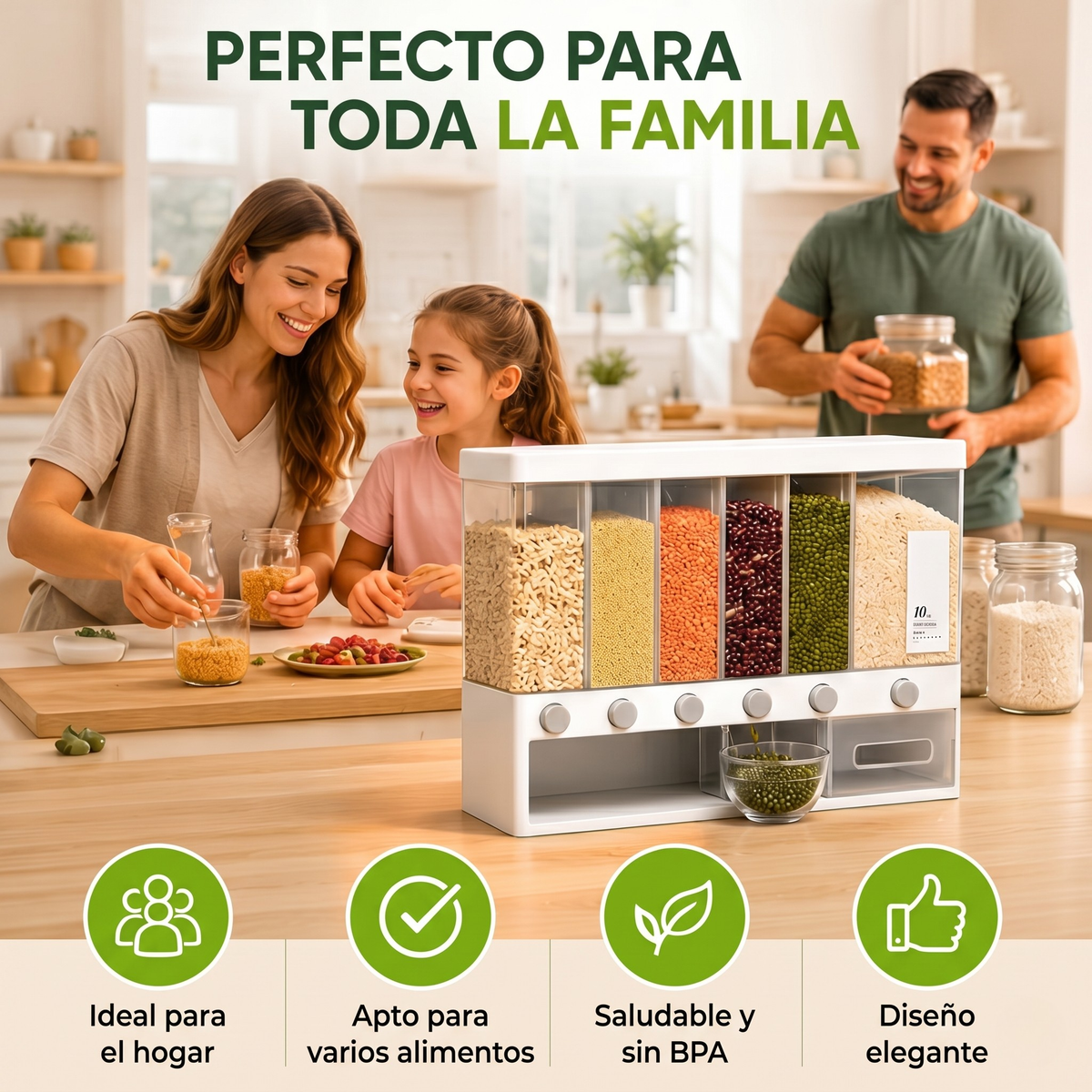 Diseñado para hogares dominicanos.