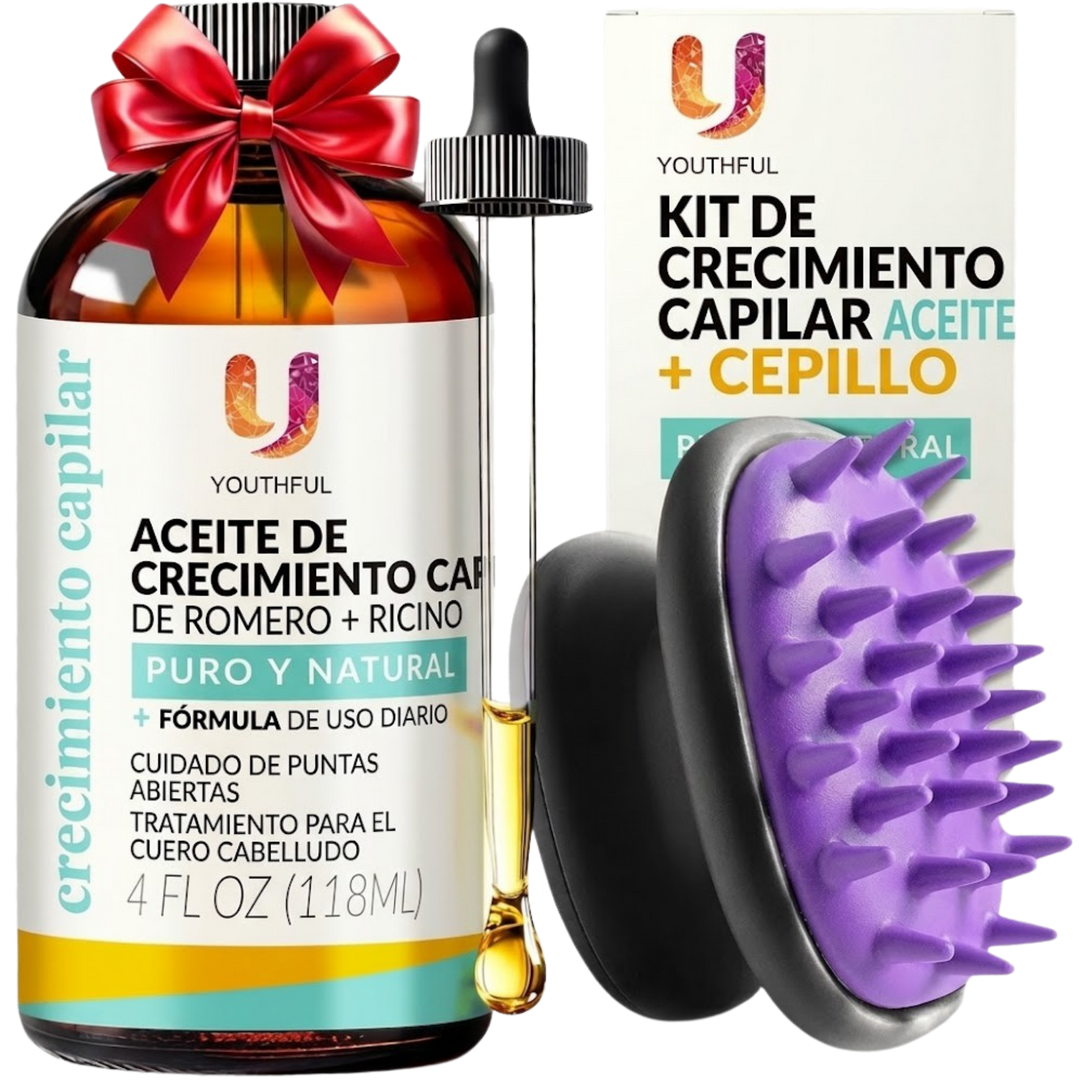 Aceite de Romero y Castor Formula de Crecimiento