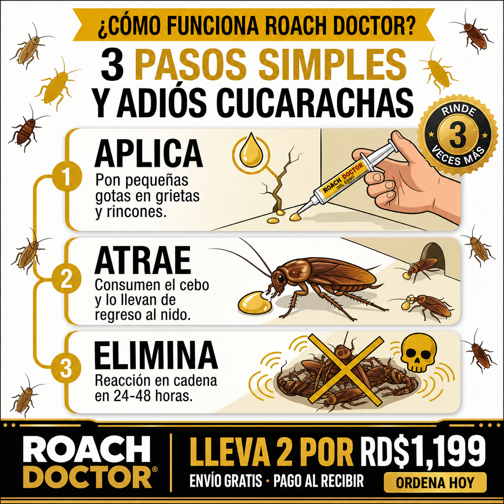 Efecto dominó: una cucaracha contagia a todas