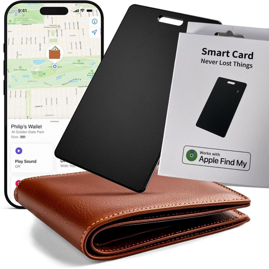 Tarjeta Localizadora Ultra-Slim (Funciona con Apple Find My)